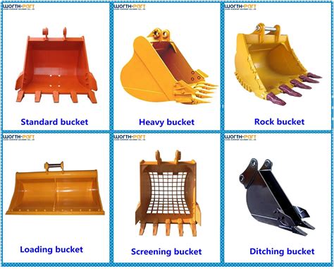 mini excavator 6 inch bucket|mini excavator bucket types.